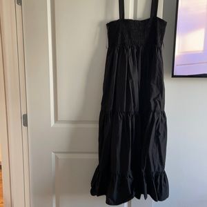 Zara Maxi Dress-Black xxl. Never worn, but discarded the tags.